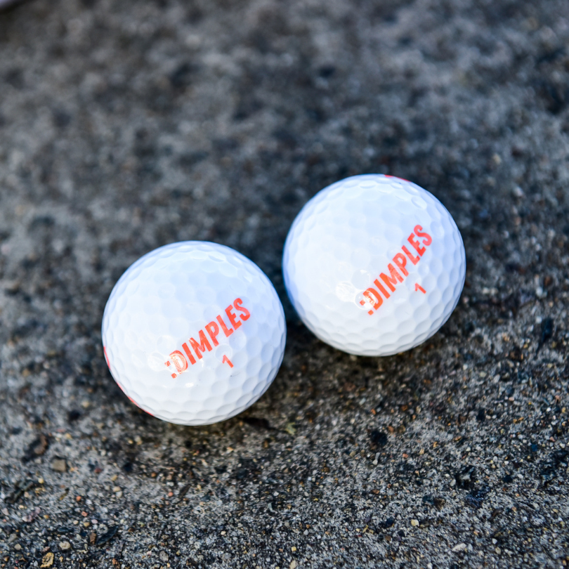 Photo of Dimples Easy Just White Golf Balls